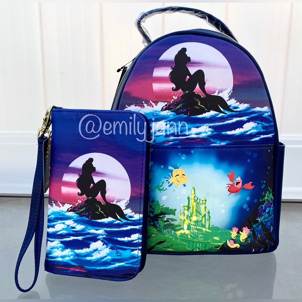 The Little Mermaid🧜🏻‍♀️Backpack Set